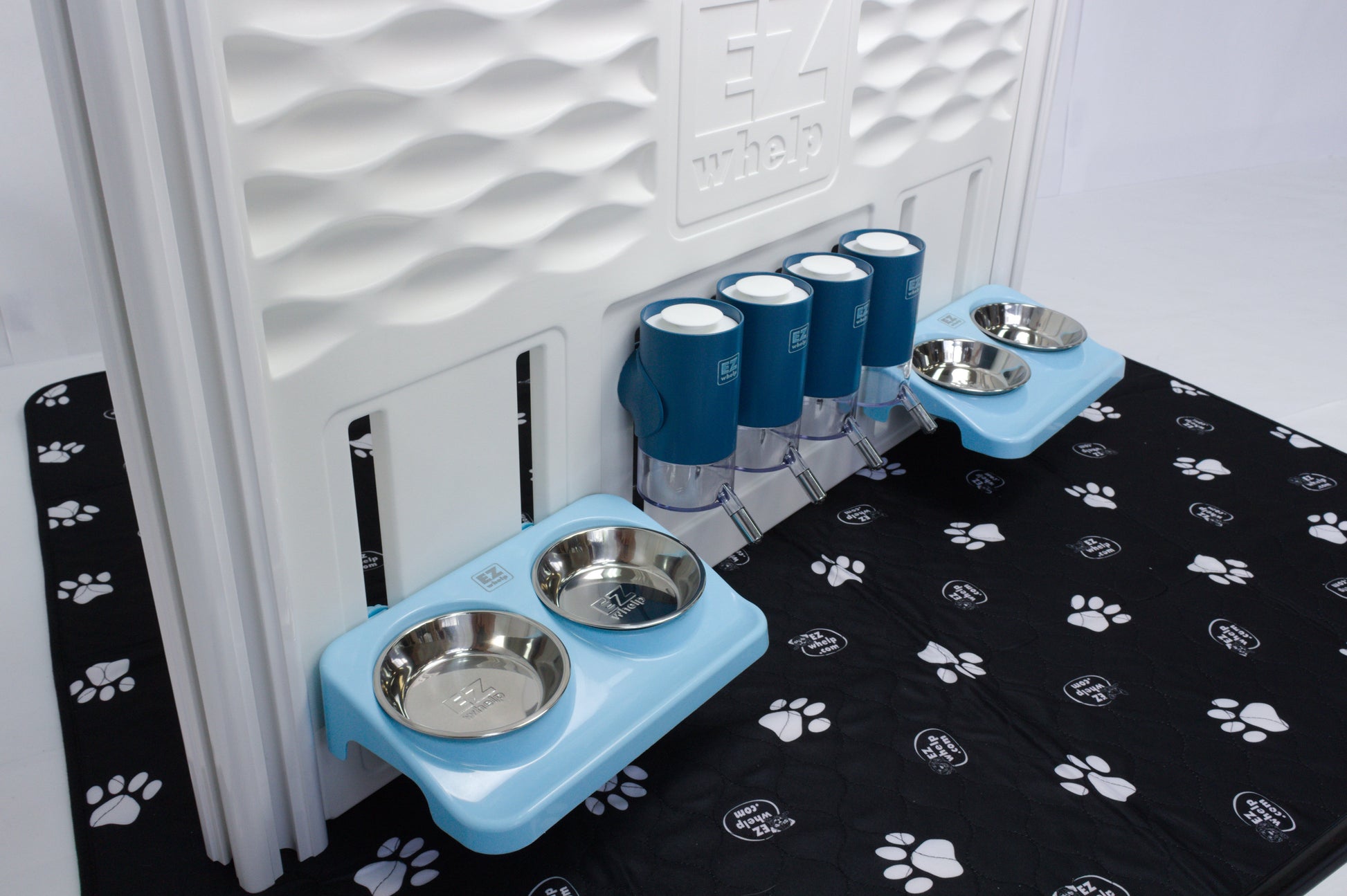 TALL EZClassic Water & Food Station Panel - Dog Bowls & Feeders - EZwhelp