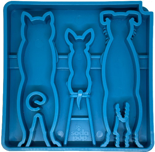 Waiting Dogs eTray - Shallow Slow Feeder Bowl for Enrichment