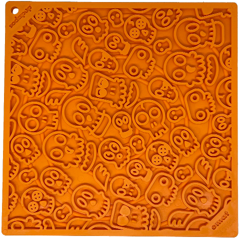 Zombie eMat - Enrichment Lick Mat for Dogs and Cats | Halloween