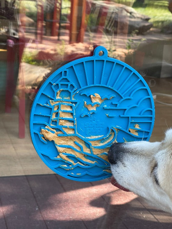 Lighthouse Emat Enrichment Lick Mat For Dogs And Cats With - gallery image 7