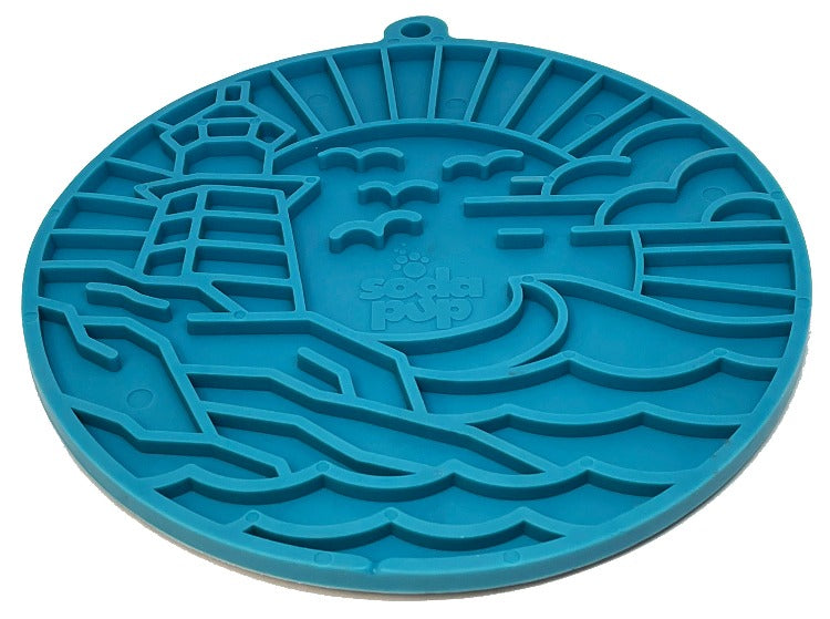 Lighthouse eMat - Enrichment Lick Mat For Dogs and Cats - With