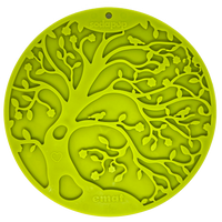 Tree of Life eMat - Enrichment Lick Mat For Dogs and Cats - With Suction Cups | Tree Design | USA Made