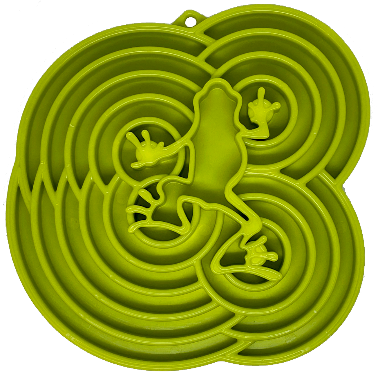 Water Frog eTray - Shallow Slow Feeder Dog Bowl for Enrichment