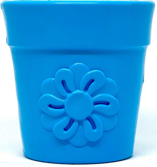 Large Flower Pot eCup Dog Treat Dispenser | Durable USA-Made Enrichment Toy | SodaPup