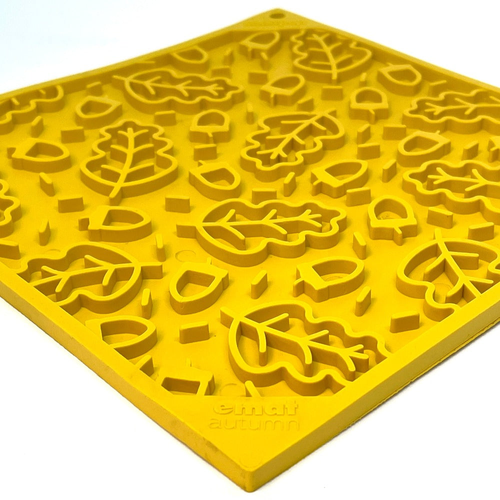 Autumn eMat - Enrichment Lick Mat For Dogs and Cats| Fall Leaves Design | SodaPup - gallery view 7 | Lick Mats at Purrfect