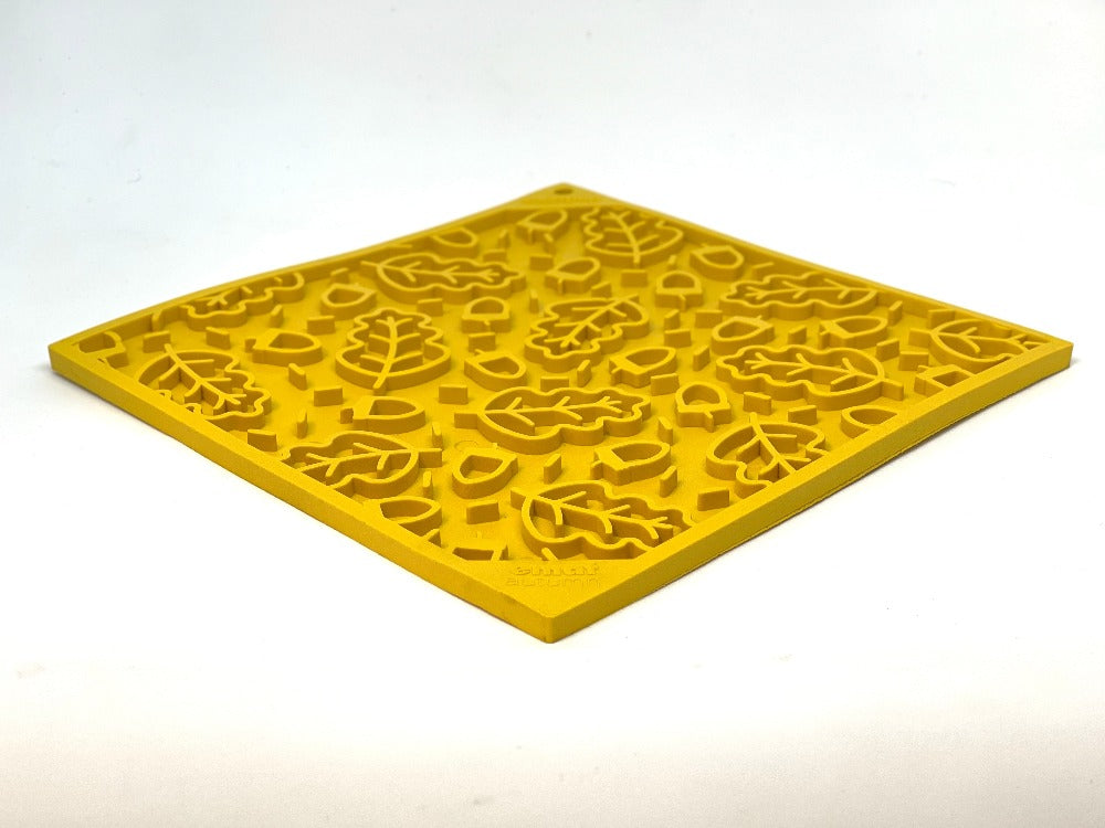 Autumn eMat - Enrichment Lick Mat For Dogs and Cats| Fall Leaves Design | SodaPup - gallery view 8 | Lick Mats at Purrfect