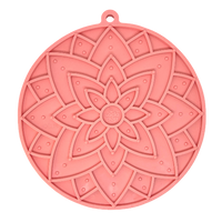 Lotus Design emat - Enrichment Lick Mat For Dogs and Cats - With Suction Cups | USA Made