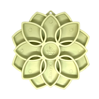 Mandala Softie eTray Shallow Slow Feeder Dog Bowl with Suction Cups |  USA Made