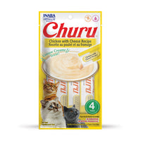 Inaba Churu Puree Chicken With Cheese Recipe Cat Lickable Treat (0.5oz)