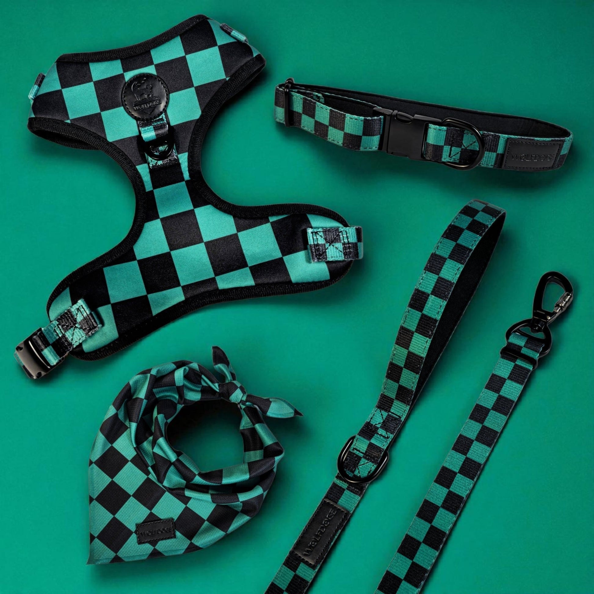 Ichimatsu Checker Leash - Purrfect Pet Kingdom