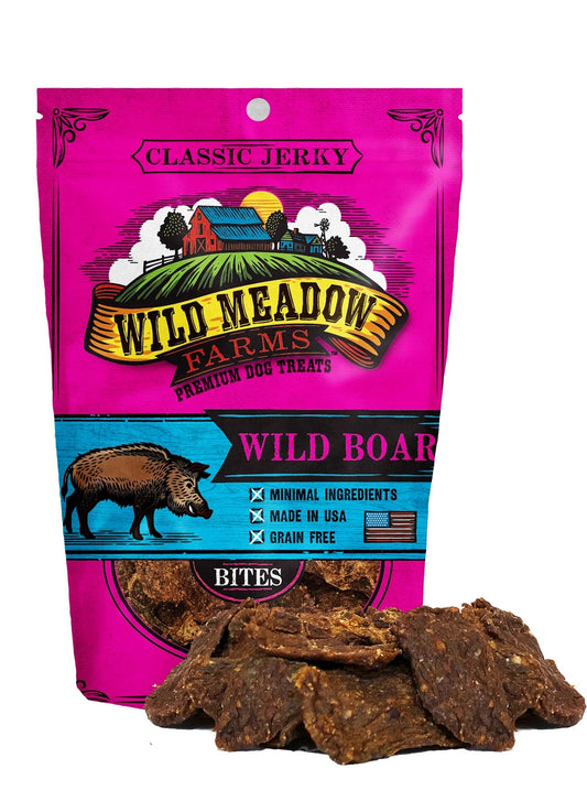 Wild Meadow Farms Classic Bites Wild Boar Bites 3 5Oz Dog