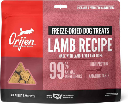 Dog Treats Freeze Dried Lamb 3.25oz Orijen 🦴