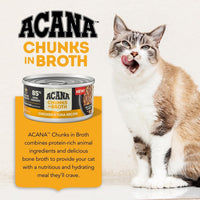 Acana Grain Free Chunks in Broth Chicken & Tuna Wet Cat Food (3oz)