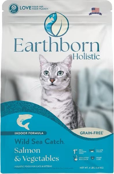 Earthborn Grain Free Wild Sea Catch Dry Cat Food (4lb) - Dry Cat Food - The Family Pet