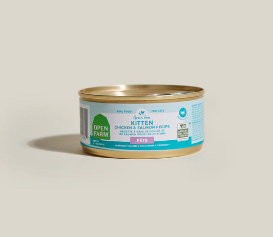 Open Farm Grain Free Chicken and Salmon Pate Wet Kitten Food