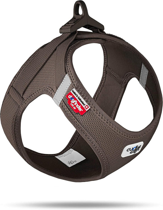Curli Air Mesh Clasp Brown Vest Harness Adjustable Dog Gear - main product image