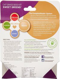 SmartyKat Sweet Greens Organic Oat Cat Grass Grow Kit