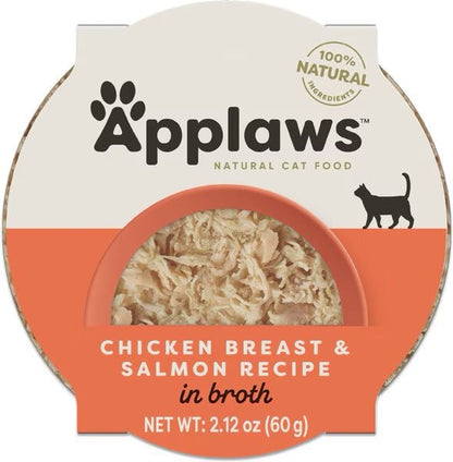Applaws Chicken Breast & Salmon in Broth Wet Cat Food (2.12oz)