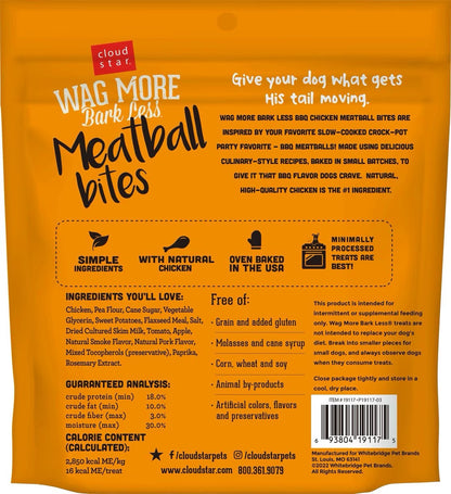 Wagmore Grain Free Chicken Meatball Bites Dog Treats (14oz)