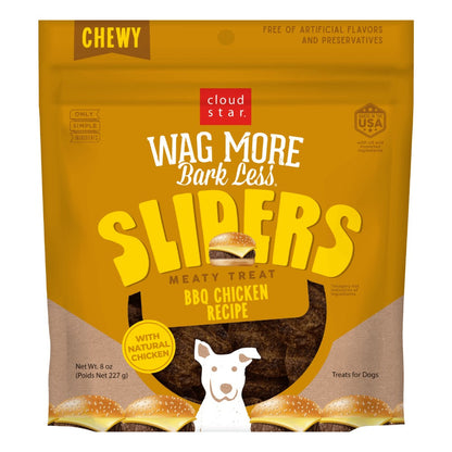 Wagmore Grain Free Sliders BBQ Chicken Dog Treats (8oz)