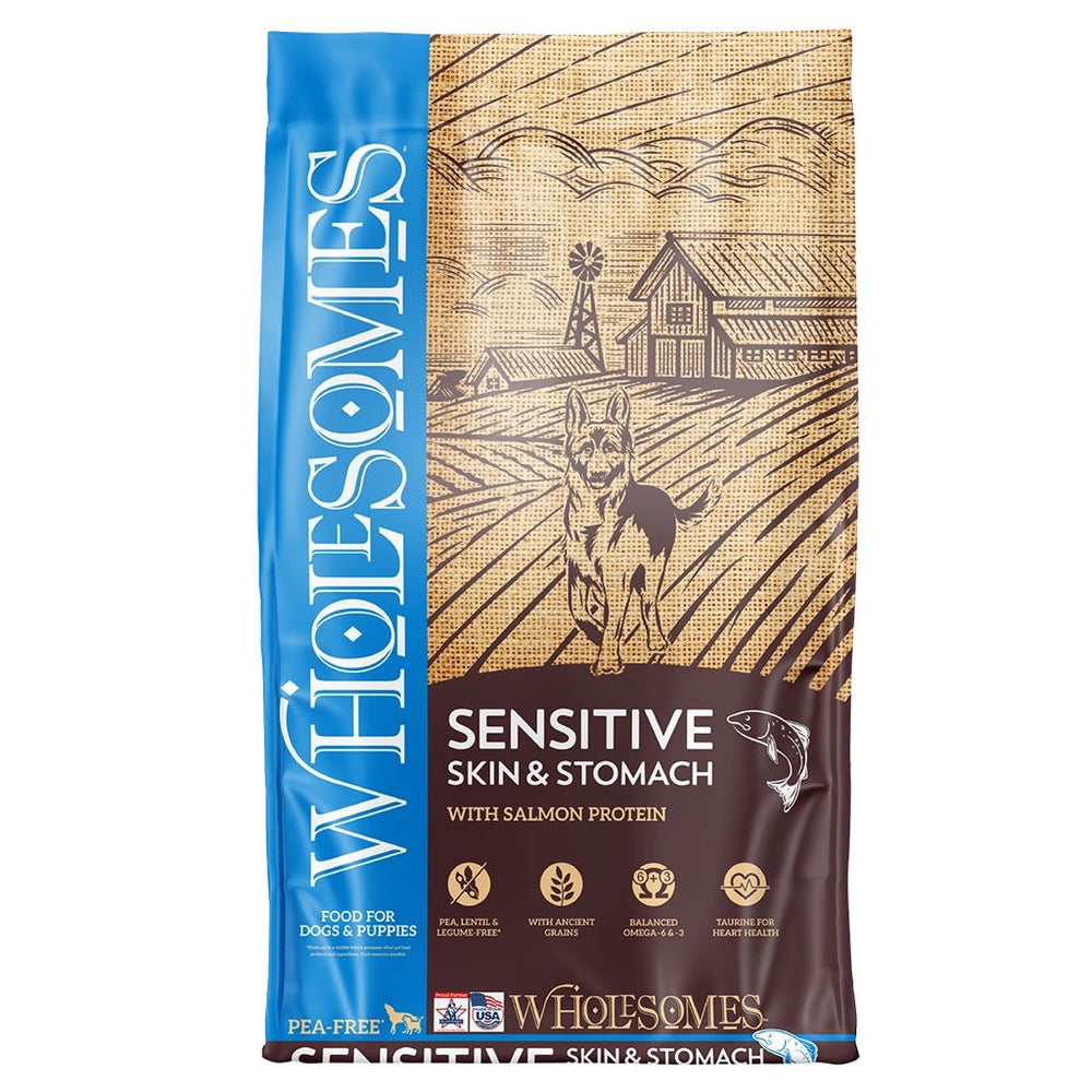 Wholesomes Sensitive Skin & Stomach Salmon Dry Dog Food (30 lb)