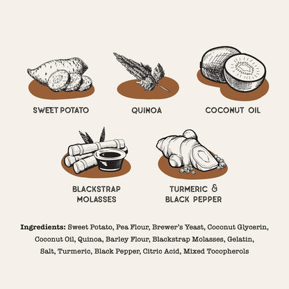 Dental Treat Naturals Superfood Sticks, Sweet Potato &