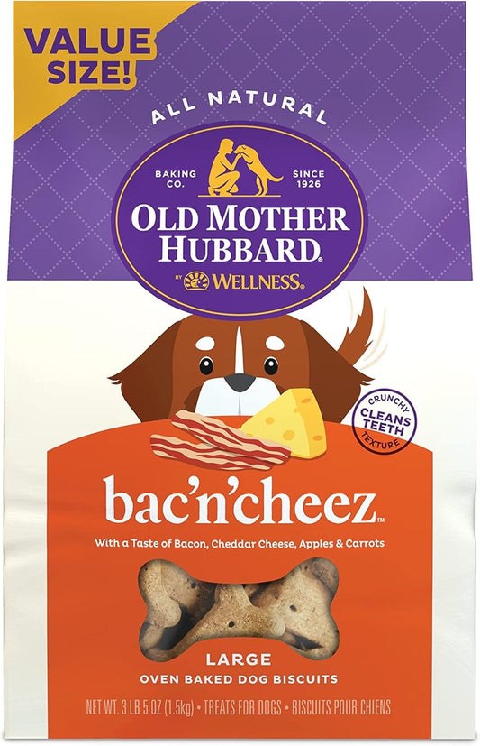 Old Mother Hubbard Bac'N'Cheez Large Crunchy Dog Treats (3lb) (5oz)