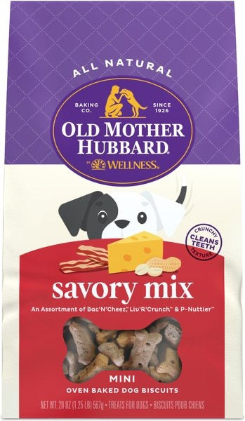 Old Mother Hubbard Savory Mix Assortment Mini Crunchy Dog Treats (20oz) - The Family Pet