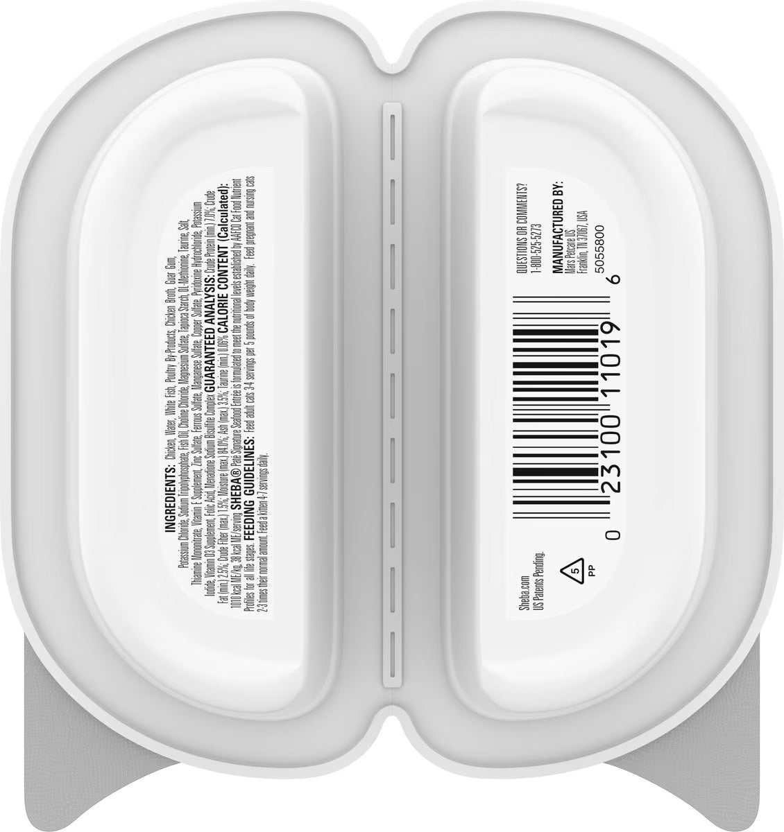 Wet Cat Food - Sheba Perfect Portions Seafood Pate 2.65oz 🐱