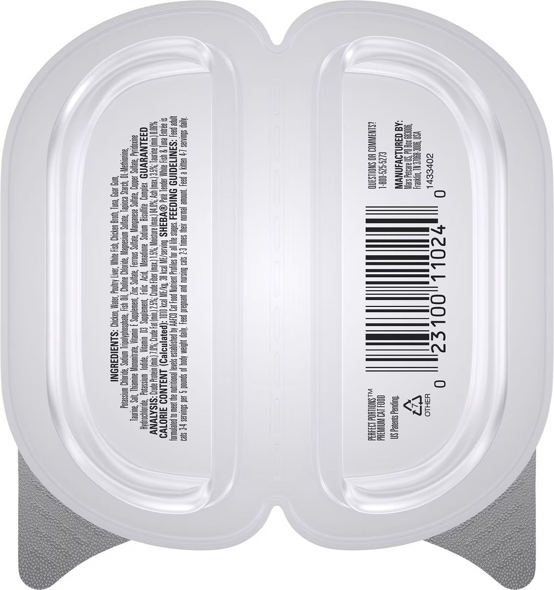 Wet Cat Food Whitefish Tuna Pate 2.65 Oz 🐱