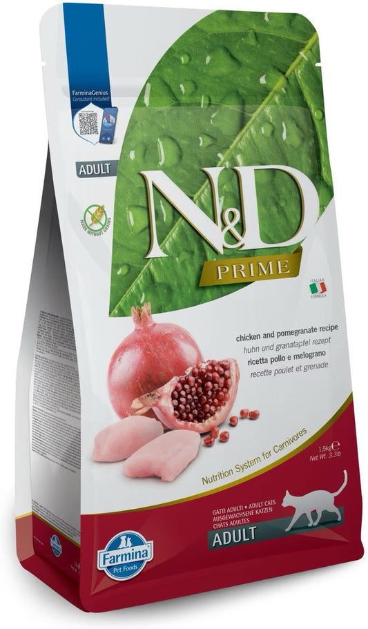 Grain Free Cat Food - Farmina Chicken Pomegranate 3.3lb 🐔