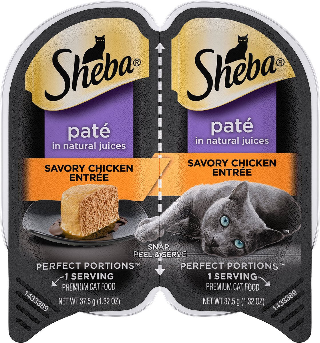 Sheba Perfect Portions Premium Pate Chicken Wet Cat Food (2.65oz) - Wet Cat Food - The Family Pet