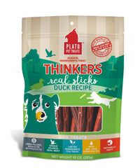 Plato Thinkers Duck Sticks Dog Treats (10oz)
