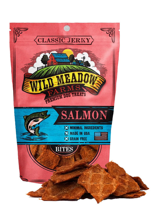 Dog Treats Premium Salmon Chews 3.5oz Training Rewards Premi - main product image