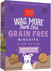 Wagmore Grain Free Assorted Oven Baked Biscuits Dog Treats (14oz)