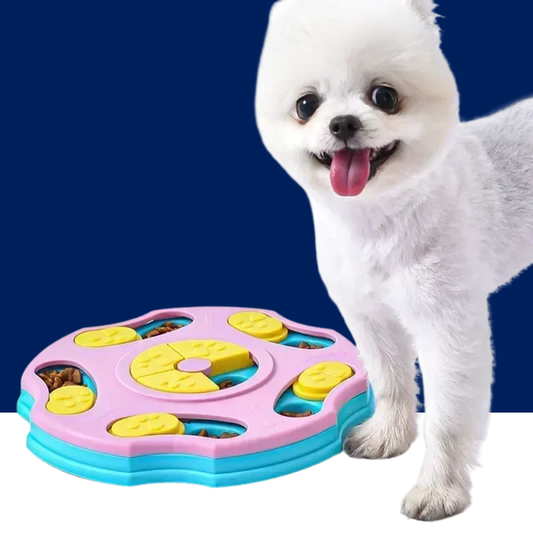 Interactive Dog Puzzle Slow Feeder Non-Slip Food Dispenser