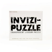 Invizi-Puzzle 300 Piece Transparent Jigsaw Puzzle Gift Republic