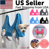 Portable Pet Dog Cat Grooming Hanging Hammock Harness