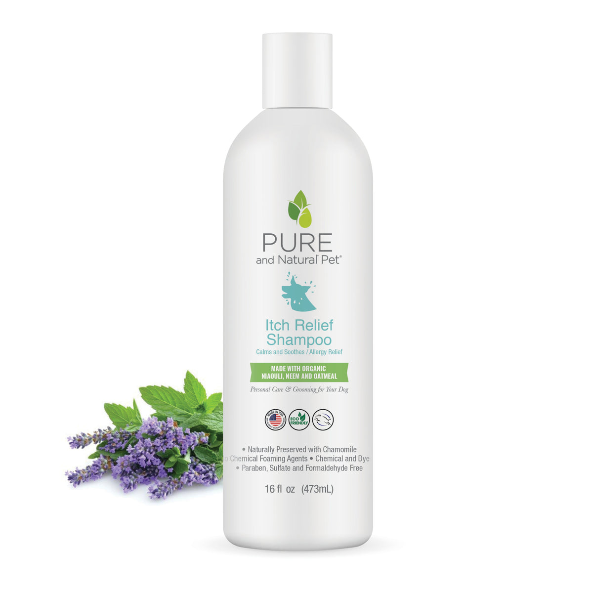Itch Relief Organic Shampoo Pet Grooming Essential