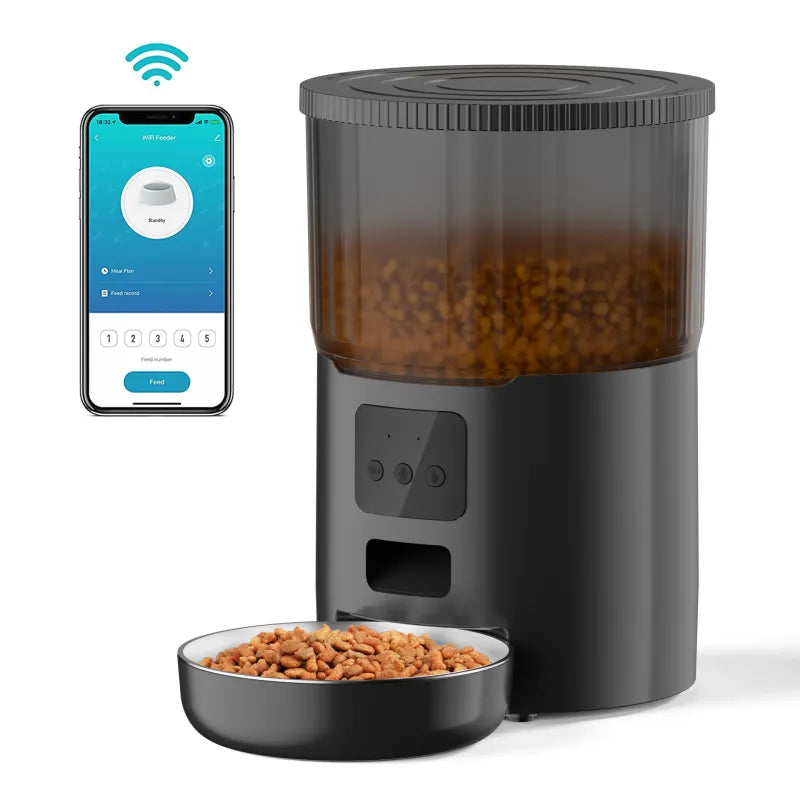 Royal Smart Automatic Pet Feeder Programmable Voice 👑
