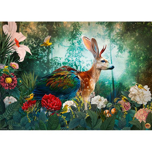 Jackalope Fauna Fantasies 1000 Piece Jigsaw Puzzle Heye