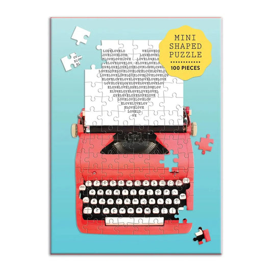 Just My Type 100 Piece Mini Shaped Jigsaw Puzzle Galison