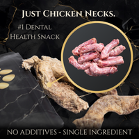 Freeze-Dried Chicken Necks | Single Ingredient Dog Treats