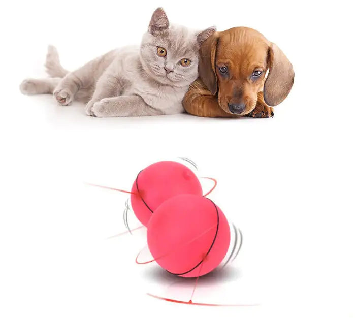 LED Laser Electronic Rolling Pet Funny Cat Toy Ball - Ameraeon