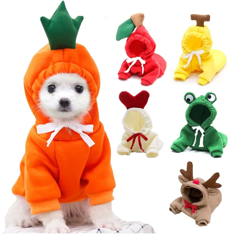 Warm Dog Winter Clothes Cute Fruit Dog - Costumes - Mimarta