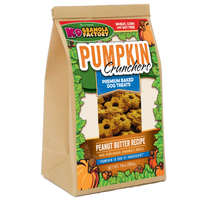 K9 Granola Factory Pumpkin Crunchers, Peanut Butter & Banana Recipe Dog Treats (14oz)