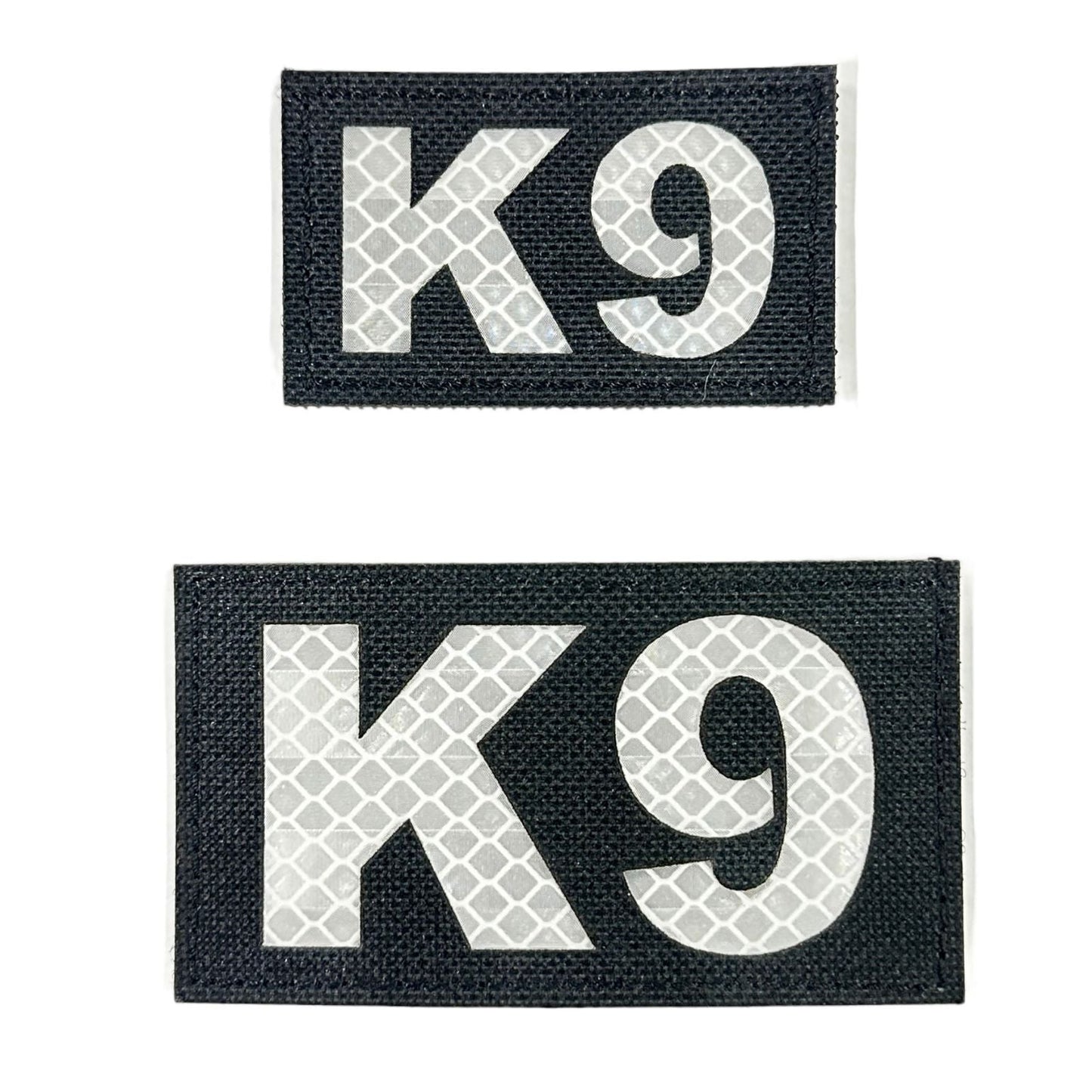 K9 Laser Cut Reflective Morale Patch in Black