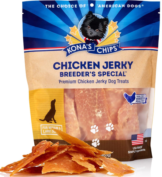 Kona's Chicken Jerky - Jerky Dog Treats - The Family Pet
