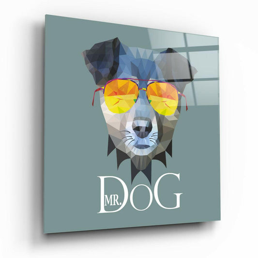 Dog Glass Wall Art
