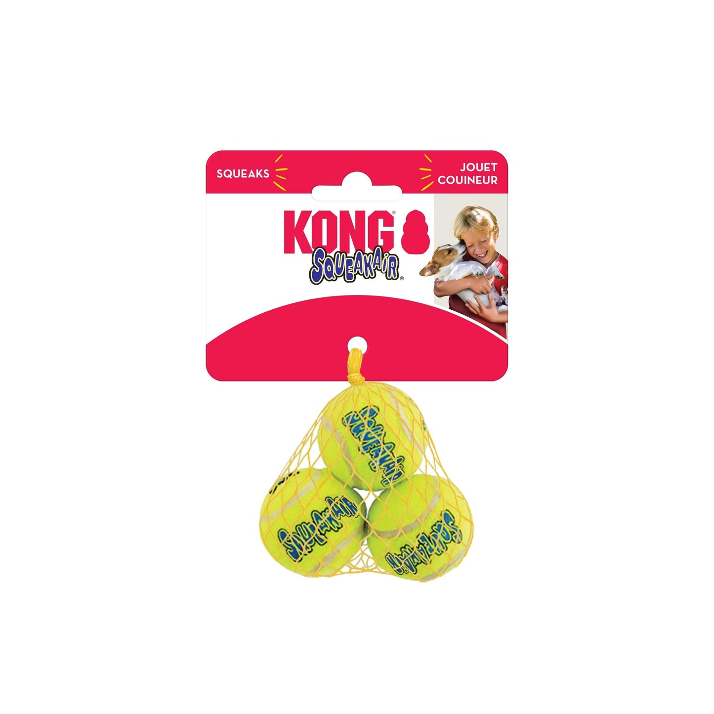KONG ® Squeakair® Balls Dog Toy, XS, 3-Pack